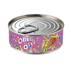 3.5g Tin Can Container - (12 Count) Oreo O's Fried TC-35-008