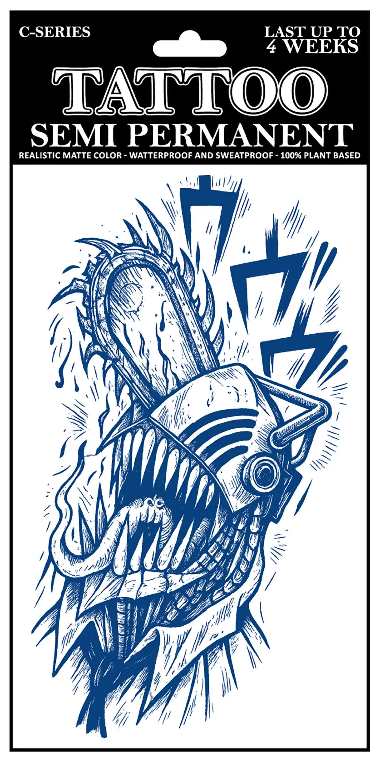C-087 Semi Permanent Tattoo 4.25"x7"