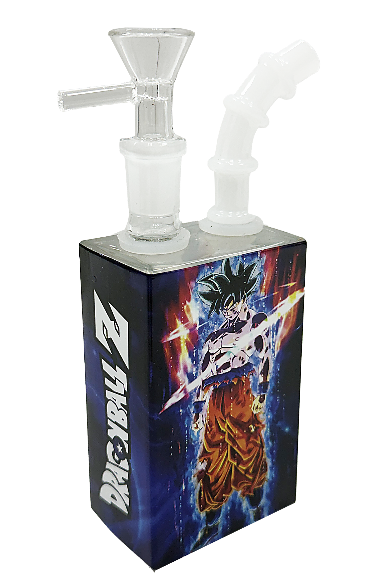 JB-024 Get Lost Glass Juice Box Pipe (Anime - Dragonball Z Goku) - Image 2