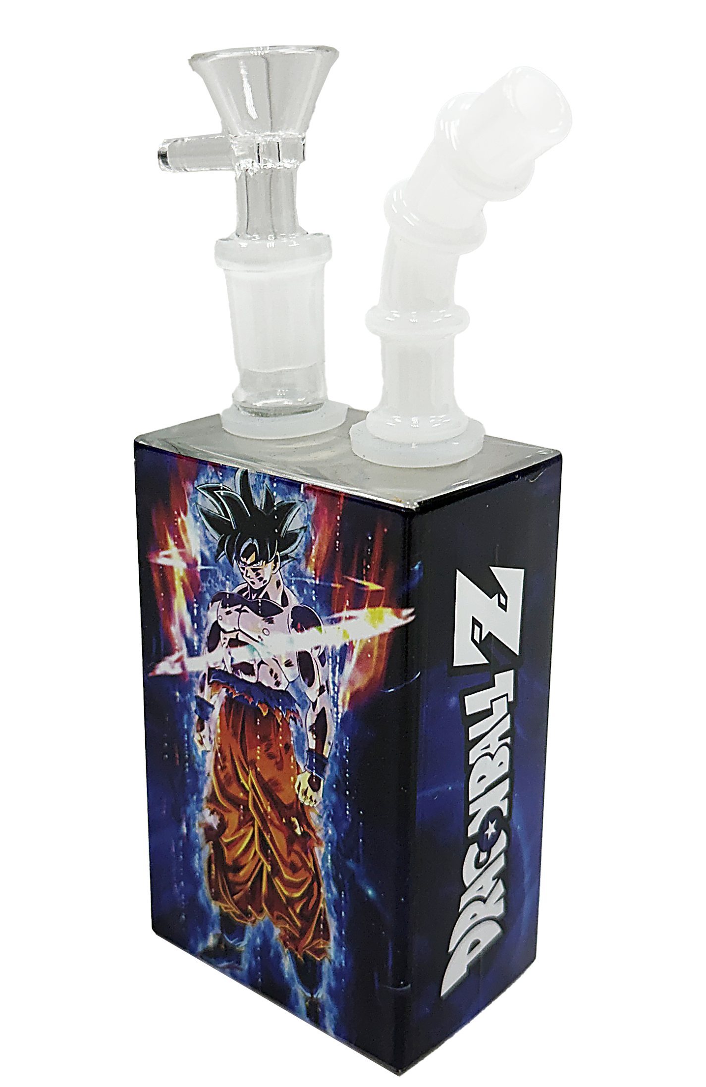 JB-024 Get Lost Glass Juice Box Pipe (Anime - Dragonball Z Goku) - Image 3