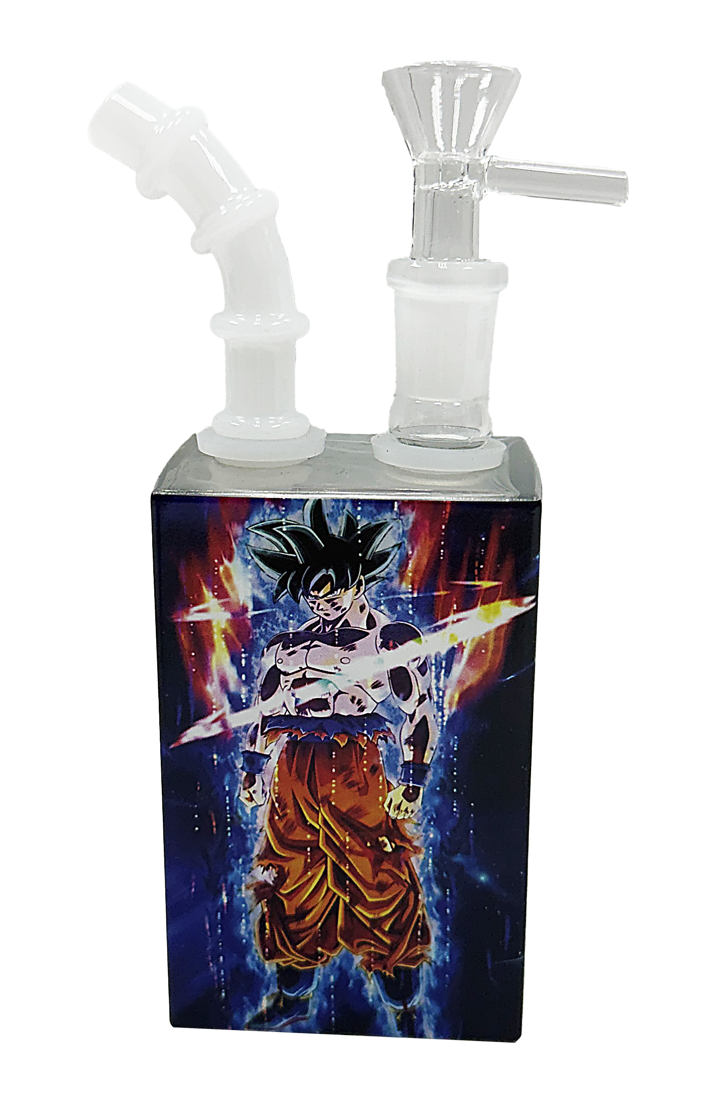 JB-024 Get Lost Glass Juice Box Pipe (Anime - Dragonball Z Goku) - Image 4