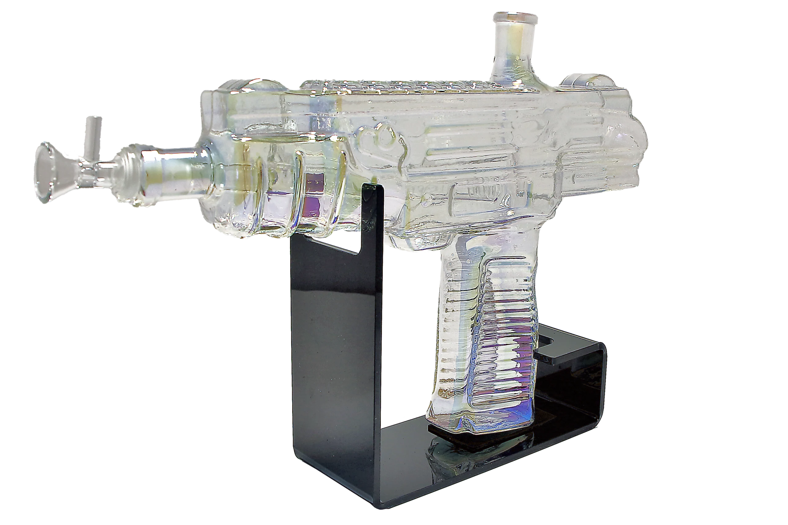 UZI-CLRW-003 UZI Water Pipe (Clear Rainbow) - Image 2