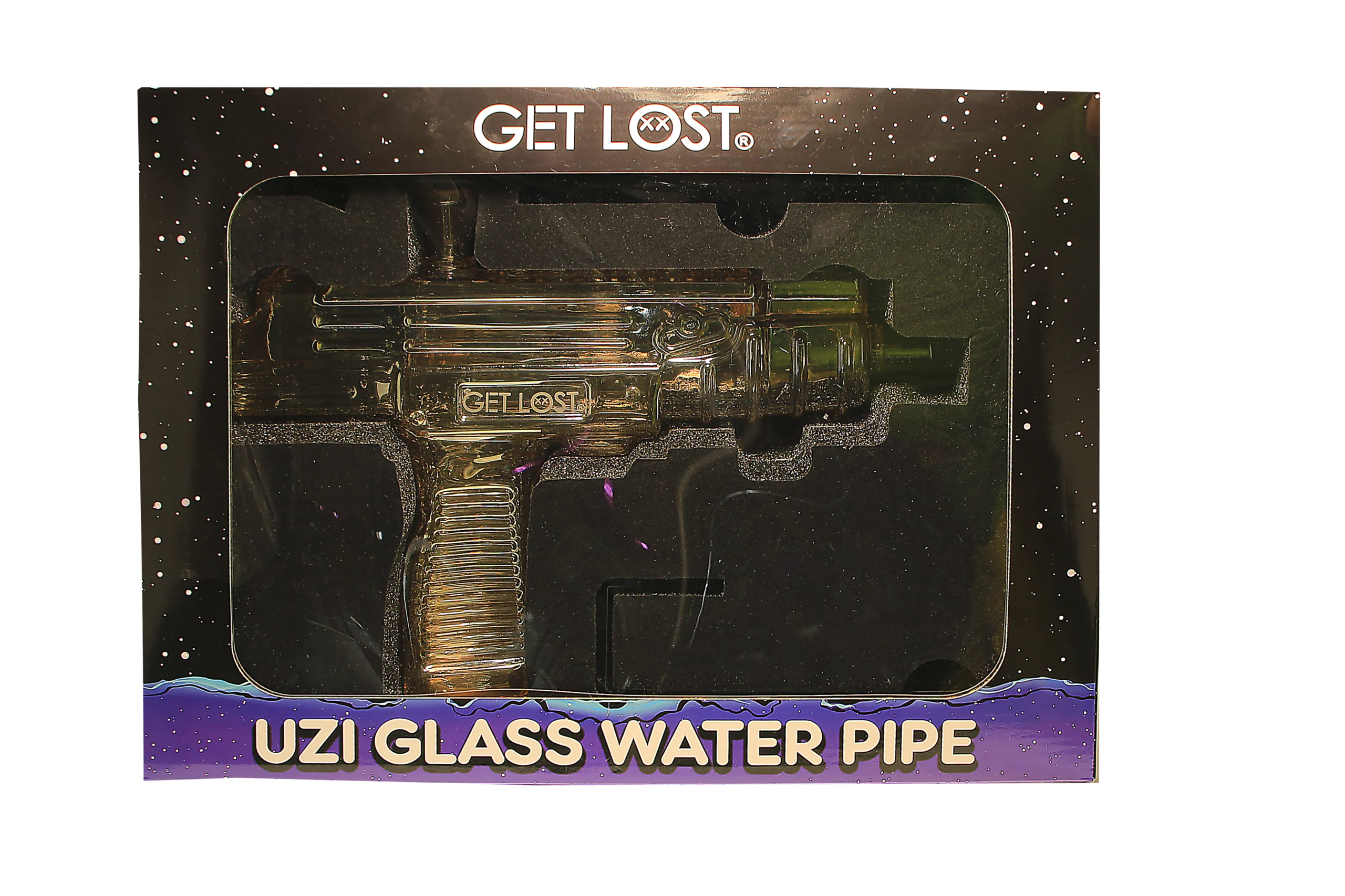 UZI-CLRW-003 UZI Water Pipe (Clear Rainbow) - Image 9