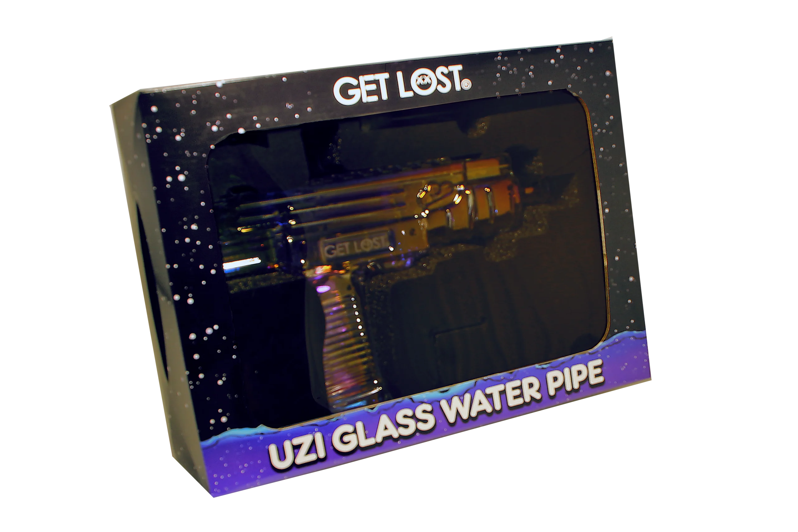 UZI-CLRW-003 UZI Water Pipe (Clear Rainbow) - Image 7