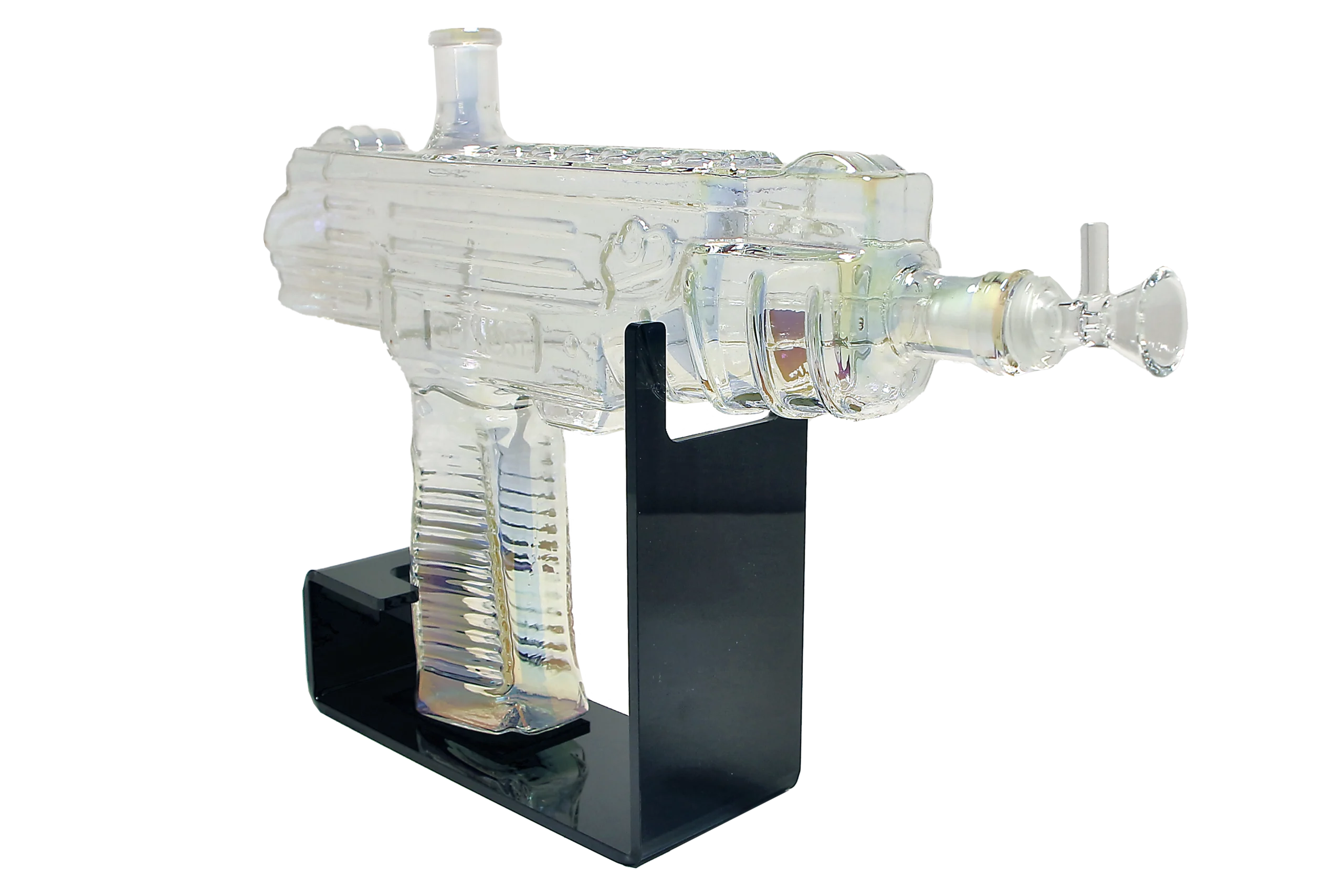 UZI-CLRW-003 UZI Water Pipe (Clear Rainbow) - Image 3