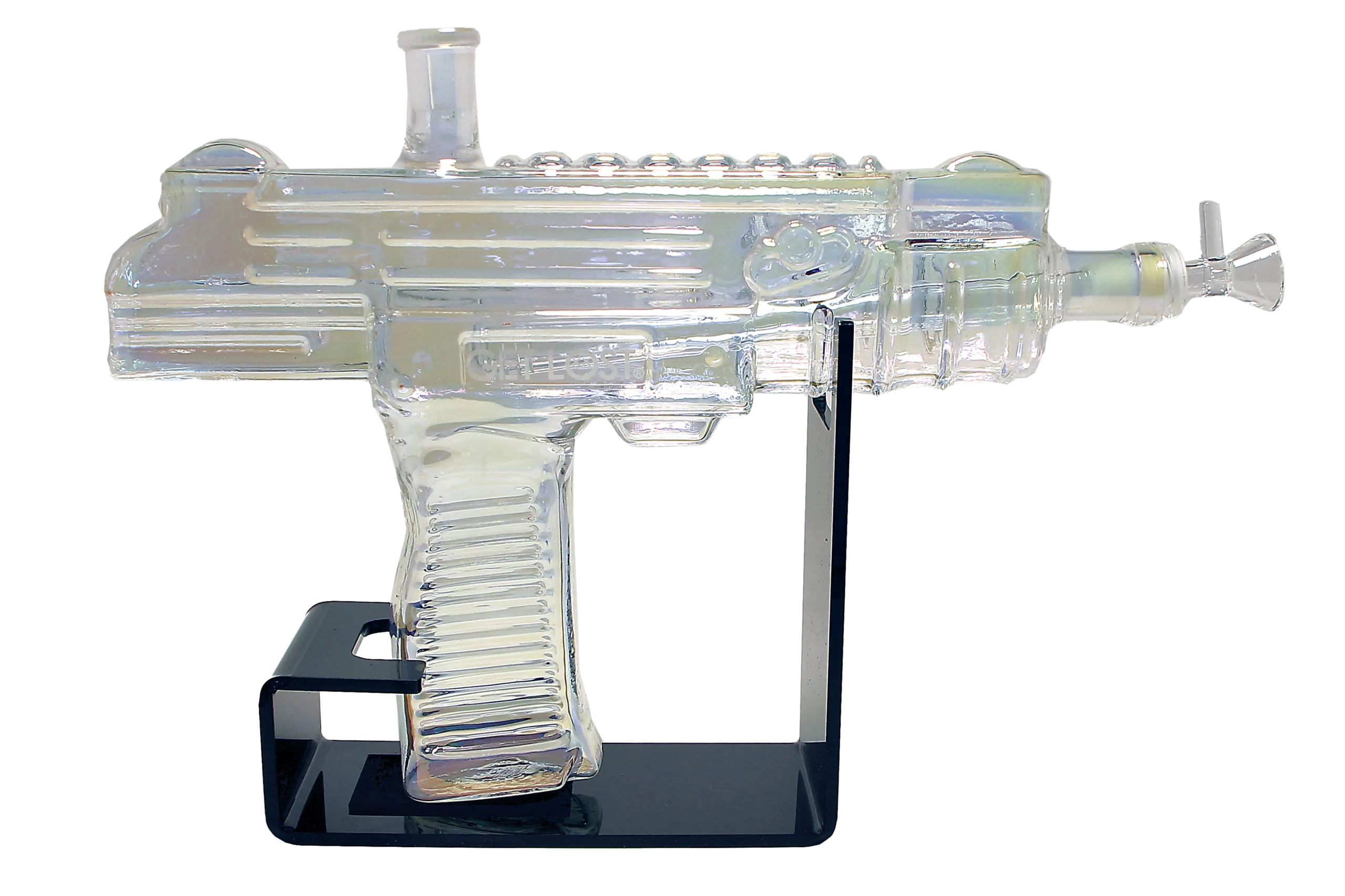 UZI-CLRW-003 UZI Water Pipe (Clear Rainbow) - Image 4