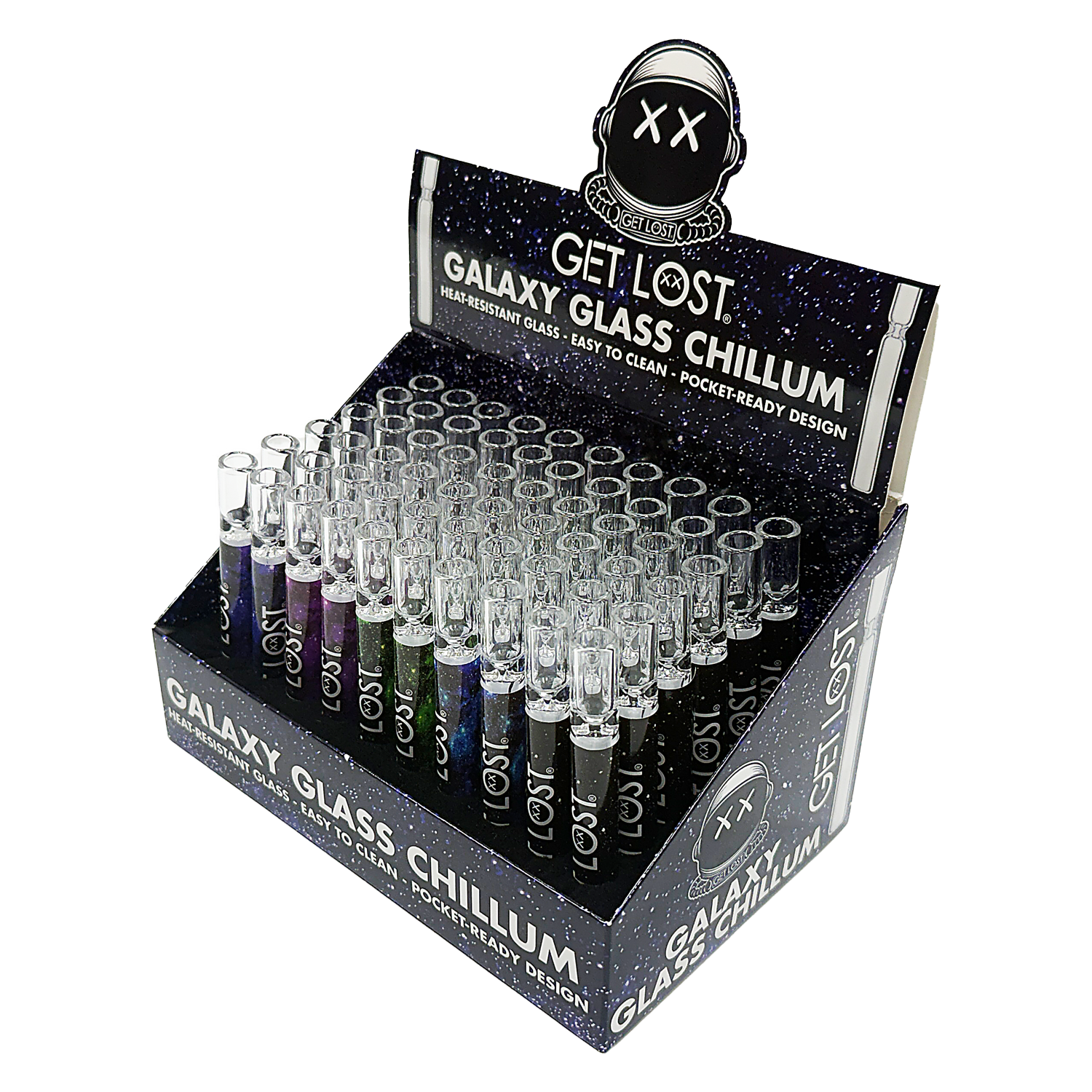 GGC-001 - Get Lost Galaxy Glass Chillum (60 Count) - Image 3