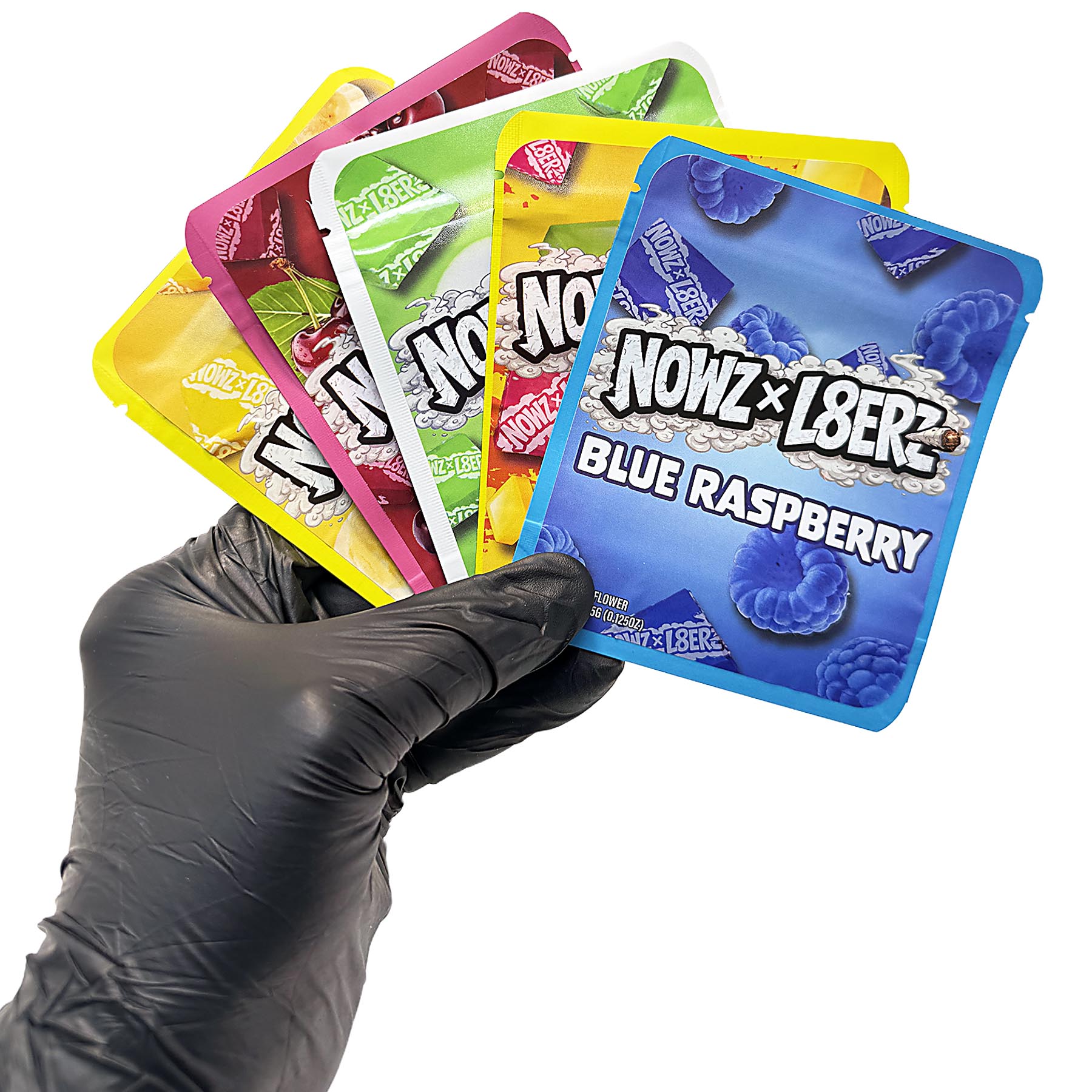 25 Pack 3.5g Thick Sticker Mylar Bags Premium Smell Proof Packaging Mix | Now & Later Candy Collection (STB-35-012) - Image 3