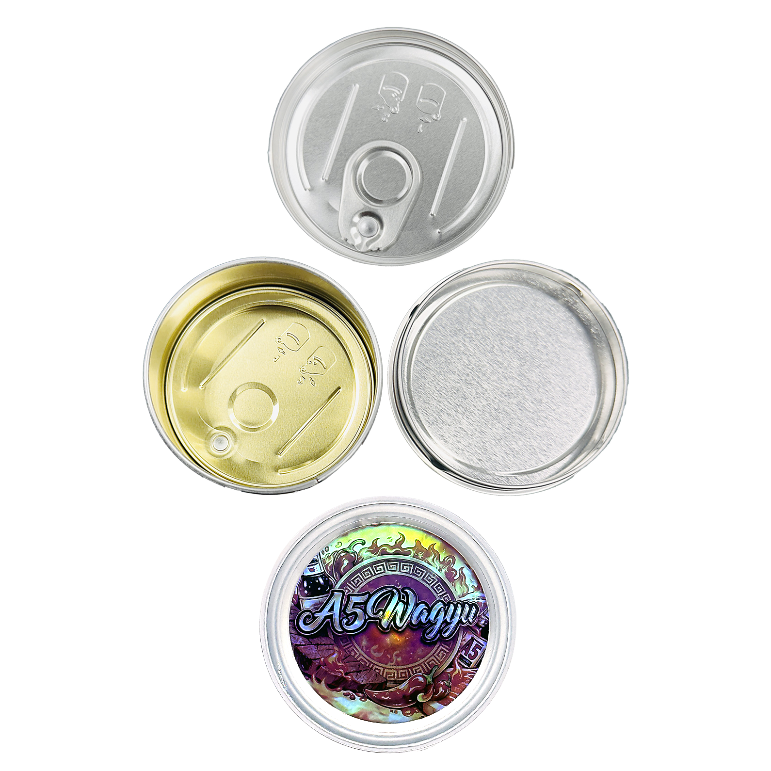 3.5g Tin Can Container - (12 Count) A5 Wagyu TC-35-012 - Image 3