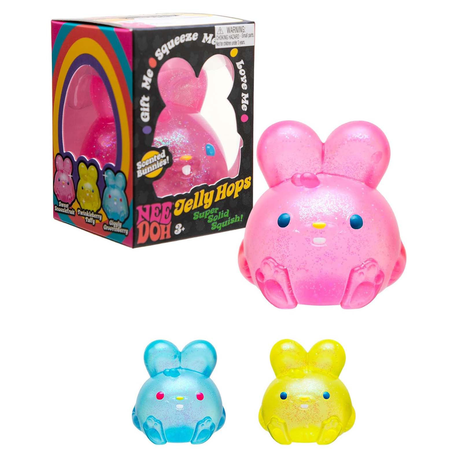 WNOD02 - 20 Pack - Jelly Hops Sensory Bounce & Squeeze Toy – Assorted Colors - Image 4