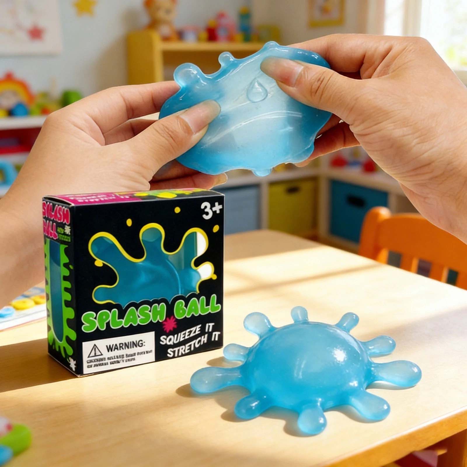 WNOD07 - 12 Pack - NeeDoh Splash Ball Sensory Stress Toy – Assorted Colors - Image 10