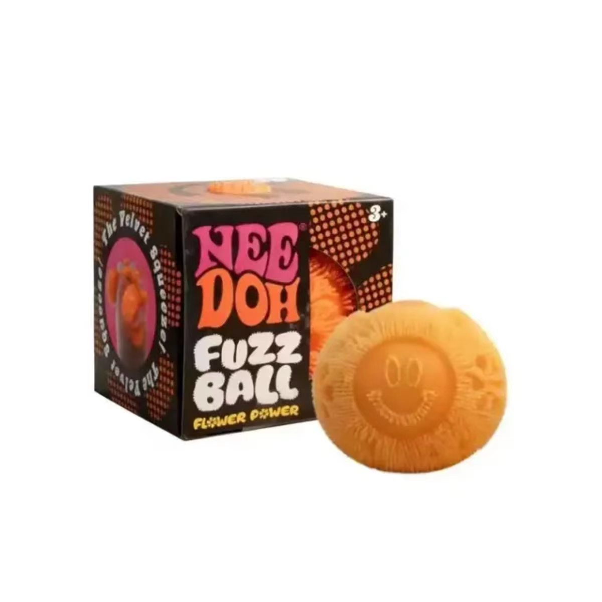 WNOD08 - 20 Pack - NeeDoh Fuzz Ball Flower Power Sensory Squishy Stress Ball – Assorted Colors – Super Soft Fidget Toy - Image 14