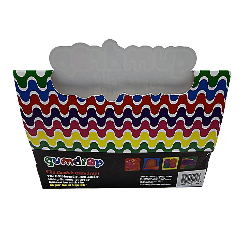WNOD20-1 - 12 Pack - NeeDoh Gumdrop Super Solid Squish Sensory Stress Toy – Assorted Colors - Image 7