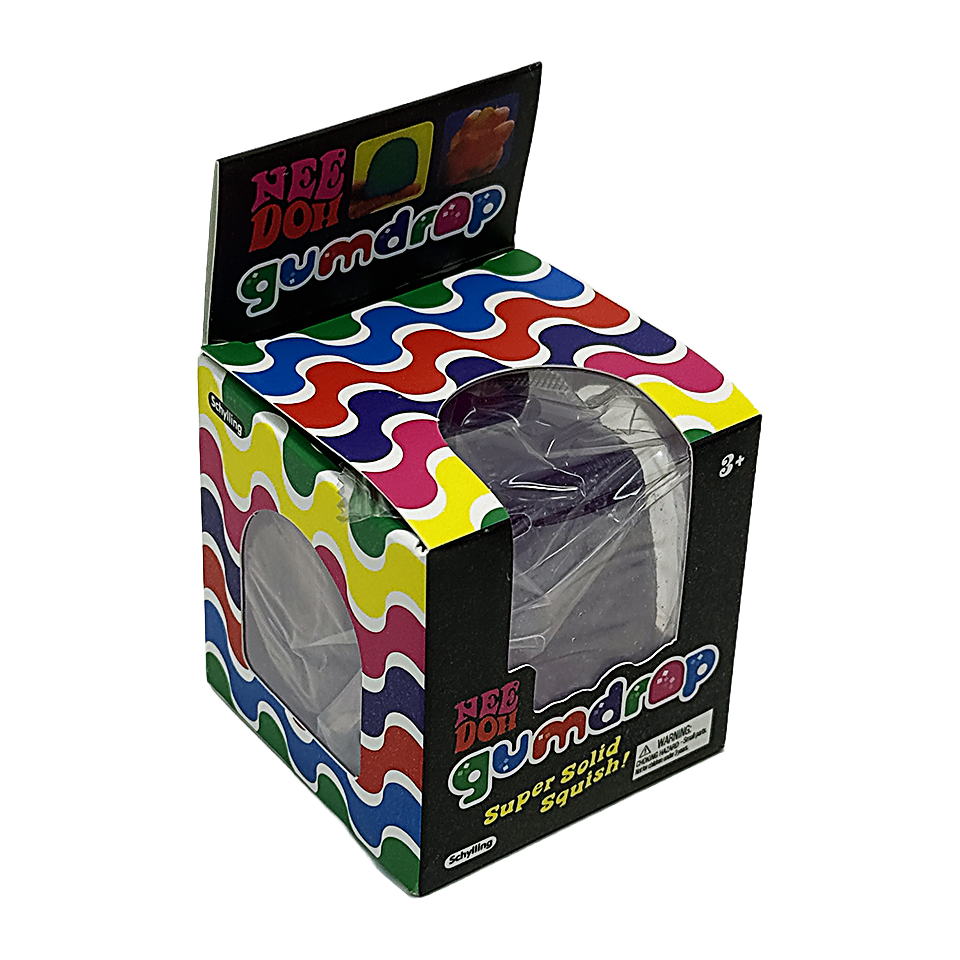 WNOD20-1 - 12 Pack - NeeDoh Gumdrop Super Solid Squish Sensory Stress Toy – Assorted Colors - Image 10