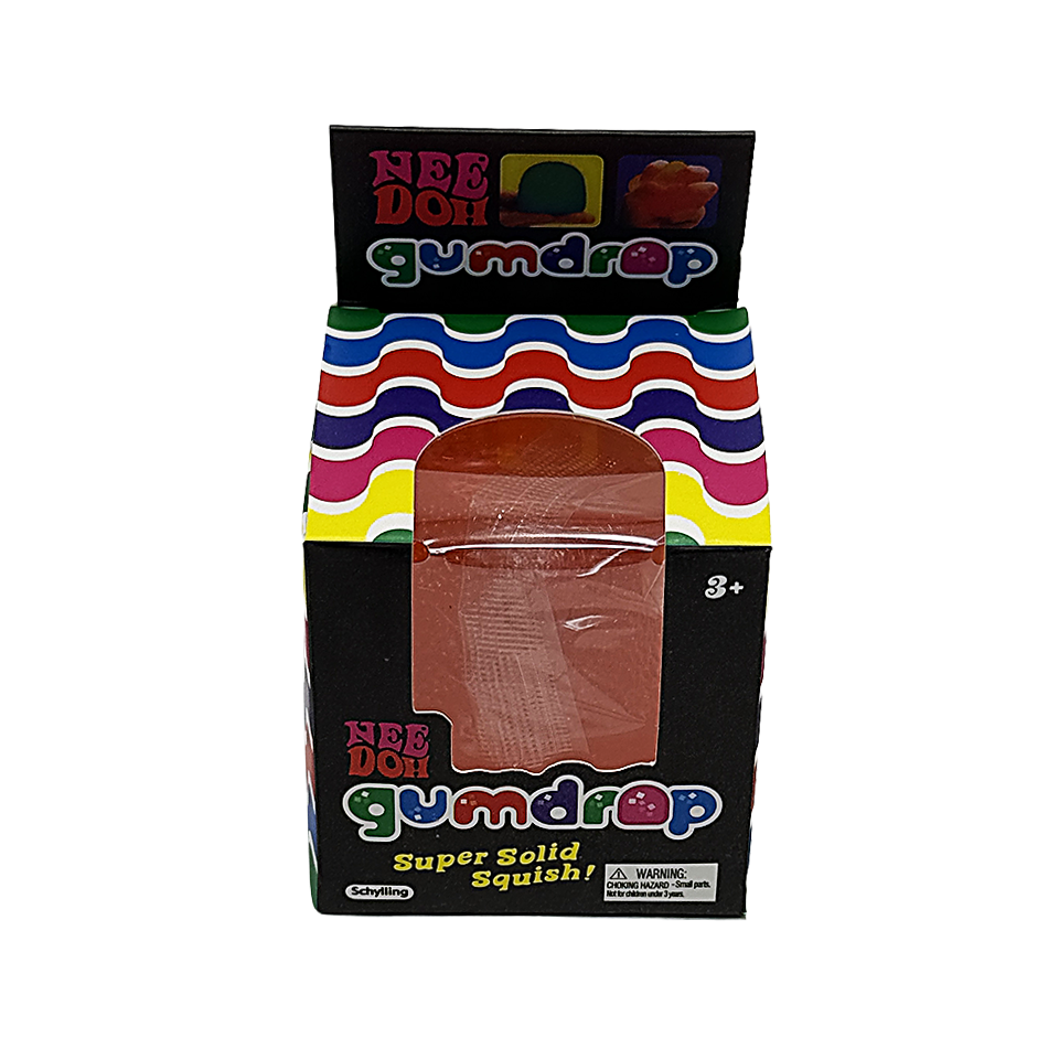 WNOD20-1 - 12 Pack - NeeDoh Gumdrop Super Solid Squish Sensory Stress Toy – Assorted Colors - Image 12