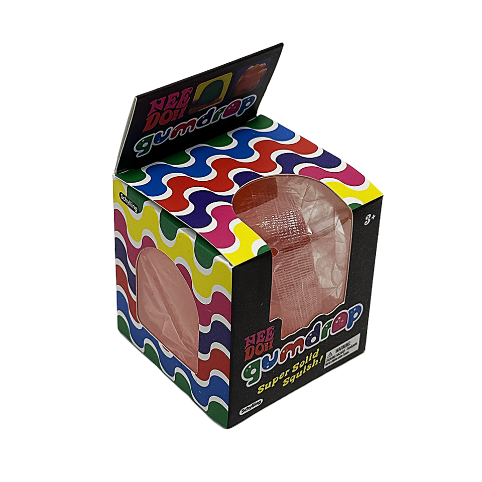 WNOD20-1 - 12 Pack - NeeDoh Gumdrop Super Solid Squish Sensory Stress Toy – Assorted Colors - Image 13