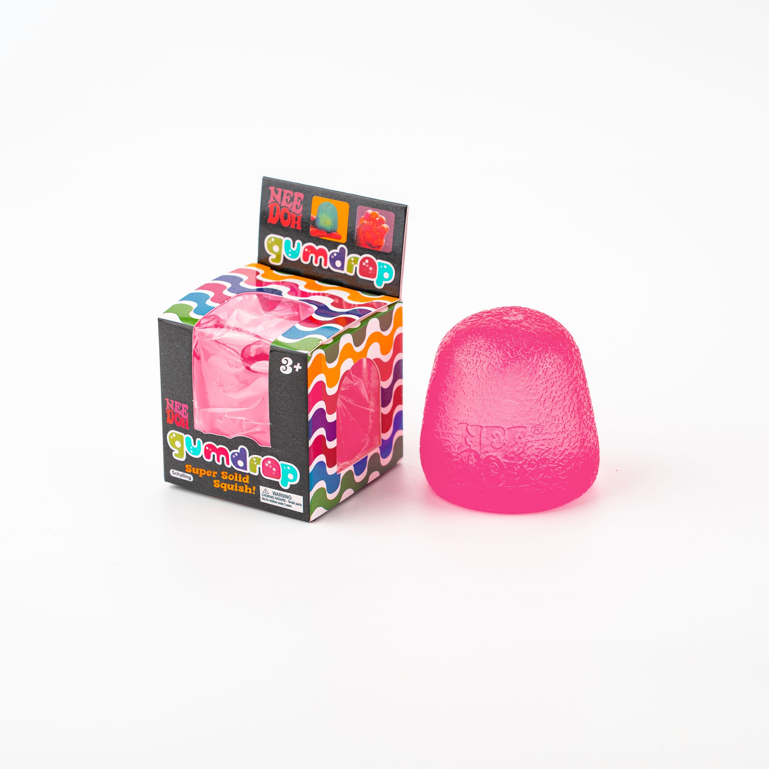 WNOD20-1 - 12 Pack - NeeDoh Gumdrop Super Solid Squish Sensory Stress Toy – Assorted Colors - Image 19